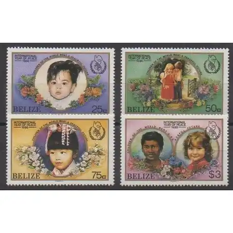 Artisanat Belize - 1986 - No 821/824