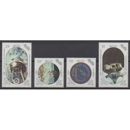 Prix Cassé Belize - 1989 - No 909/912 - Espace