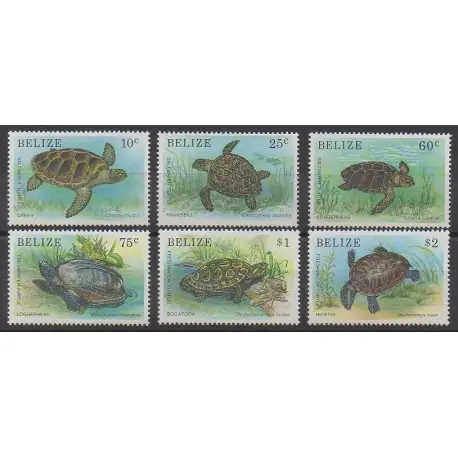 Belize - 1990 - No 932/937 - Reptiles Super Prix