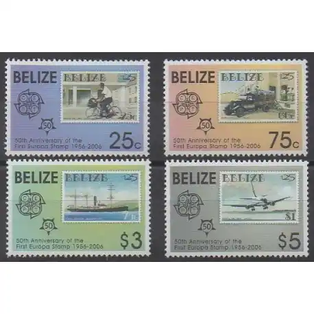 Belize - 2006 - No 1197/1200 - Timbres sur timbres - Philatélie Vente Flash