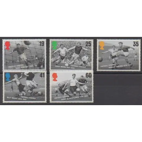 Grande-Bretagne - 1996 - No 1871/1875 - Football Bon Plan