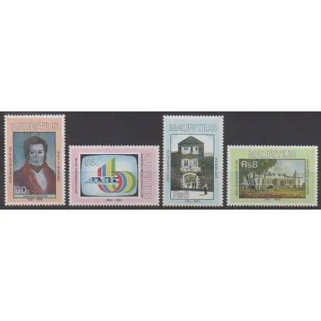 Vente Directe Maurice - 1990 - No 740/743 - Histoire