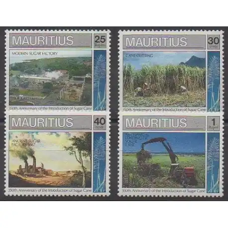 Maurice - 1990 - No 731/734 - Artisanat ou métiers Remise