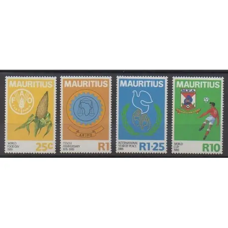 Maurice - 1986 - No 655/658 Édition Limitée