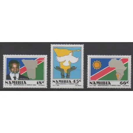 Namibie - 1990 - No 625/627 - Histoire Retour Gratuit