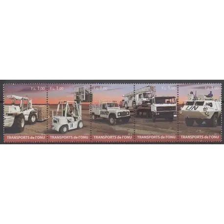 Nations Unies (ONU - Genève) - 2010 - No 729/733 - Transports Offre Spéciale