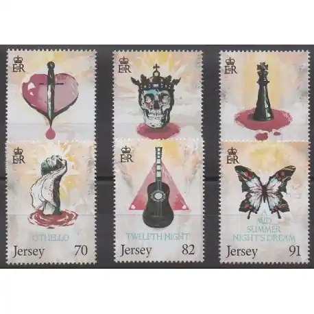 Jersey - 2014 - No 1881/1886 - Littérature Livraison Gratuite