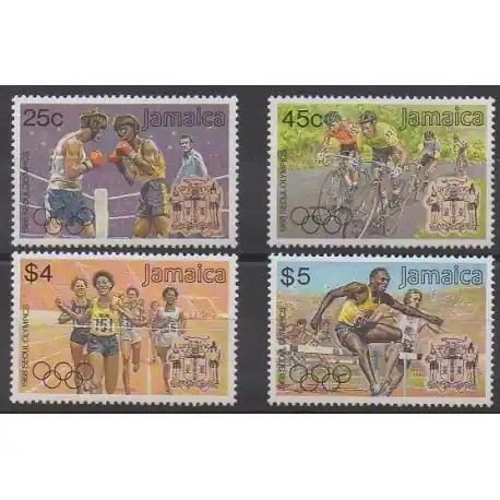 Bon Marché Jamaïque - 1988 - No 716/719 - Jeux Olympiques d'été