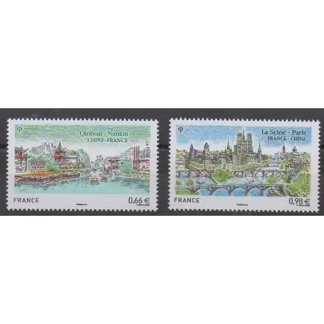 France - Poste - 2014 - No 4847/4848 - Sites Bon Plan