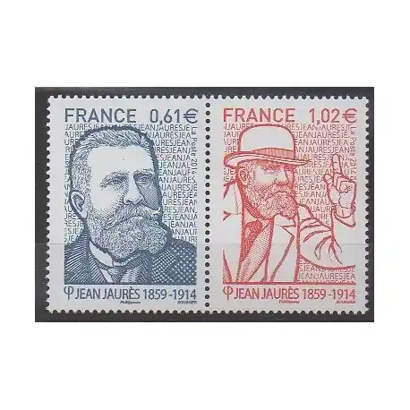 France - Poste - 2014 - No 4869/4870 - Célébrités Marque