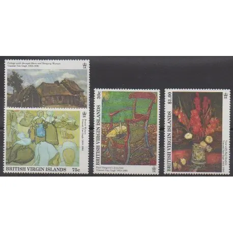 Vierges (Iles) - 1991 - No 696/699 - Peinture Marque