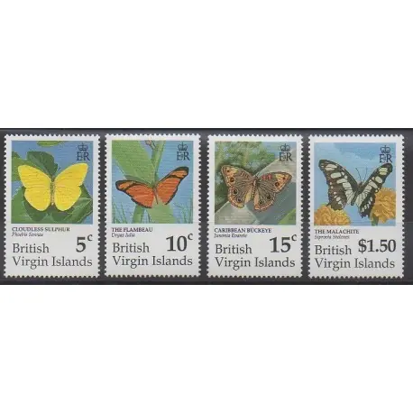 Meilleure Vente Vierges (Iles) - 1991 - No 688/691 - Insectes