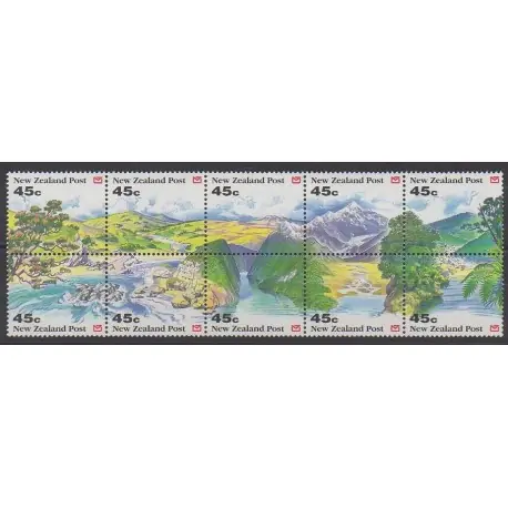 Nouvelle-Zélande - 1992 - No 1188/1197 - Sites Prix Promo