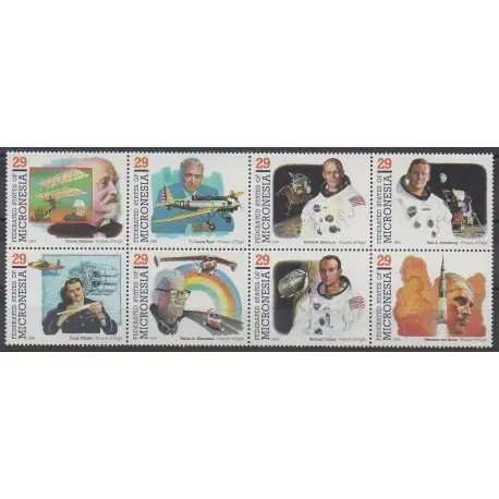 Micronésie - 1994 - No 279/286 - Espace - Aviation Promotion