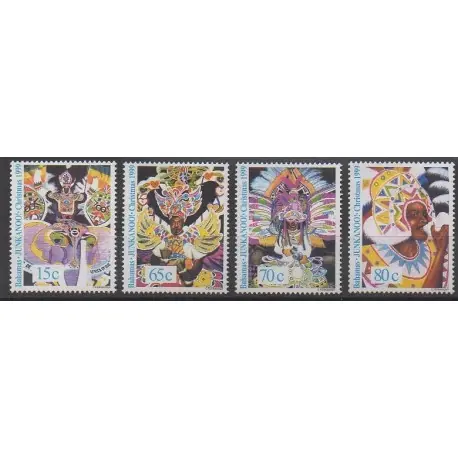 Bahamas - 1999 - No 1017/1020 - Noël - Folklore Dernière Chance