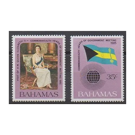 Achetez Aujourd’hui Bahamas - 1985 - No 580/581 - Royauté - Principauté