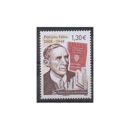 Andorre - 2018 - No 817 - Célébrités Dernier Modèle