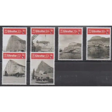 Prix Réduit Gibraltar - 2018 - No 1858/1863 - Aviation - Histoire militaire