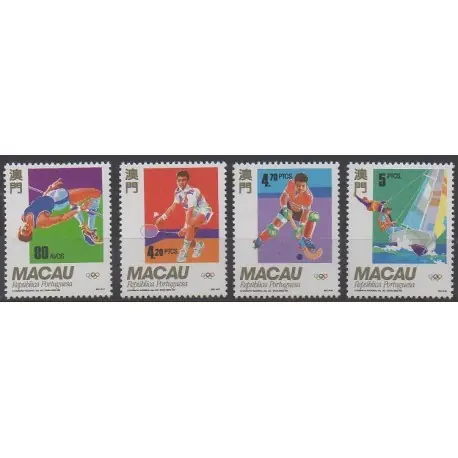 Macao - 1992 - No 666/669 - Jeux Olympiques d'été Offre Spéciale