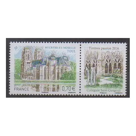 France - Poste - 2016 - No 5086 - Églises Original