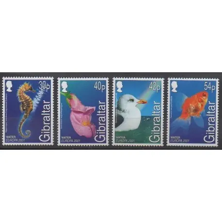 Gibraltar - 2001 - No 963/966 - Animaux - Europa Dernier Modèle