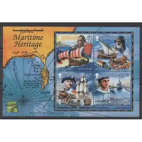 Meilleure Vente Gibraltar - 1999 - No BF35 - Navigation - Philatélie