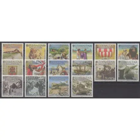 Original Gibraltar - 2000 - No 919/934 - Histoire