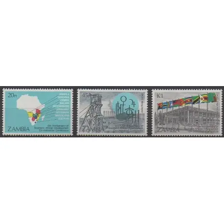 Zambie - 1985 - No 322/324 Haute Qualité
