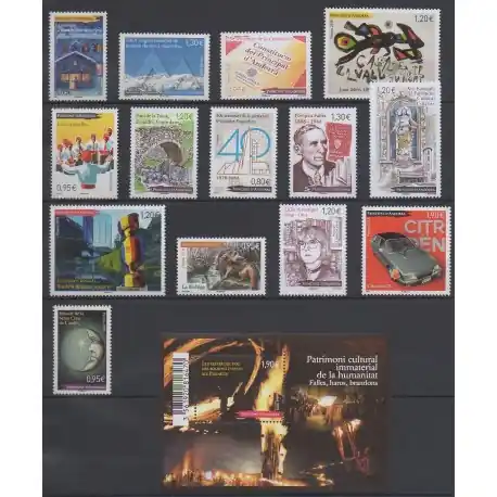 Andorre - Année complète - 2018 - No 809/823 Populaire