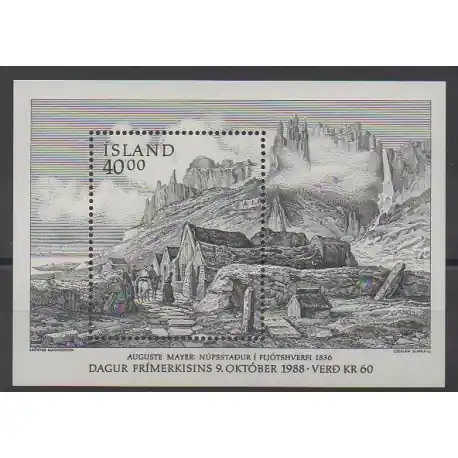Meilleur Choix Islande - 1988 - No BF9 - Peinture