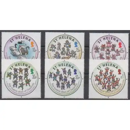 Original Sainte-Hélène - 2007 - No 962/967 - Noël