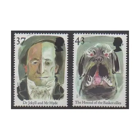 Grande-Bretagne - 1997 - No 1959/1960 - Littérature Prix Choc