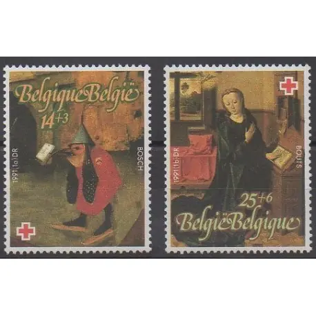 Belgique - 1990 - No 2398/2399 - Santé ou Croix-Rouge Meilleur Choix