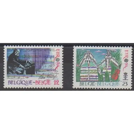 Belgique - 1985 - No 2175/2176 - Musique - Europa Affaire À Saisir