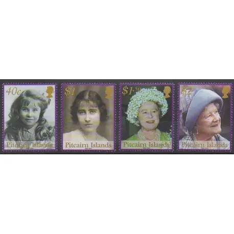Pitcairn - 2002 - No 570/573 - Royauté - Principauté Commande En Gros