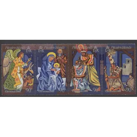 Promotion Saisonnière Pitcairn - 1988 - No 313/316 - Noël