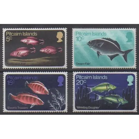 Pitcairn - 1970 - No 113/116 - Animaux marins Petit Prix
