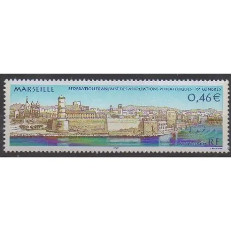 Prix Cassé France - Poste - 2002 - No 3489 - Sites - Philatélie