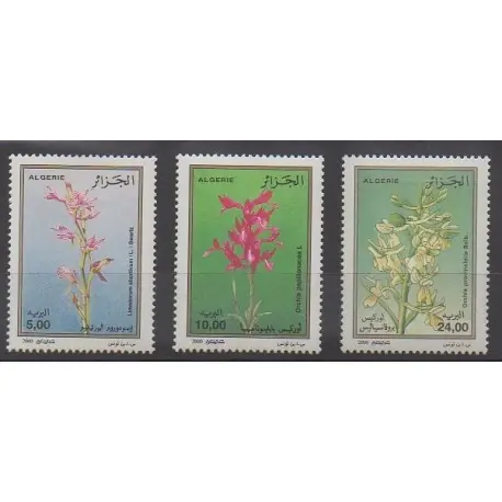 Algérie - 2000 - No 1266/1268 - Orchidées Produit De Marque