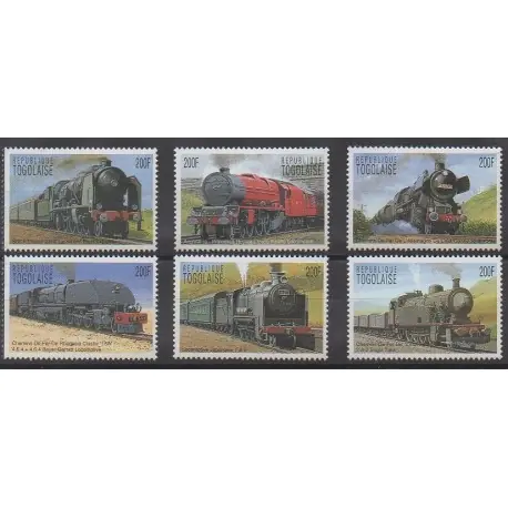 Acheter Direct Togo - 1996 - No 1414/1419 - Chemins de fer