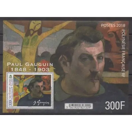 Polynésie - Blocs et feuillets - 2018 - No BF48 - Peinture Livraison Mondiale