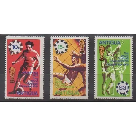 Jusqu’à Épuisement Des Stocks Antigua - 1978 - No 503/505 - Coupe du monde de football
