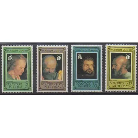 Livraison Gratuite Salomon (Iles) - 1978 - No 355/358 - Peinture