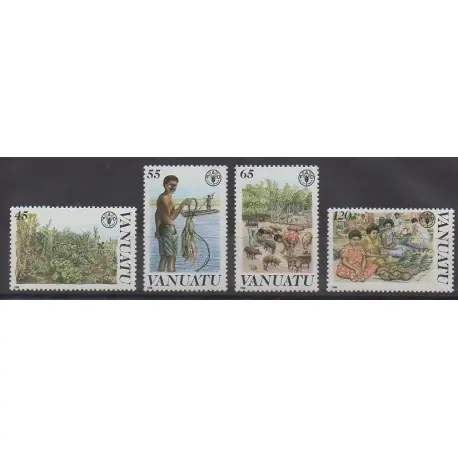 Vanuatu - 1988 - No 814/817 Expédition Rapide