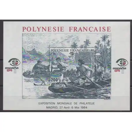 Polynésie - Blocs et feuillets - 1984 - No BF9 - Philatélie Fait Main