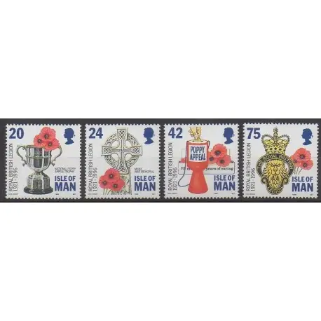 Man (Ile de) - 1996 - No 722/725 - Histoire militaire Exclusif