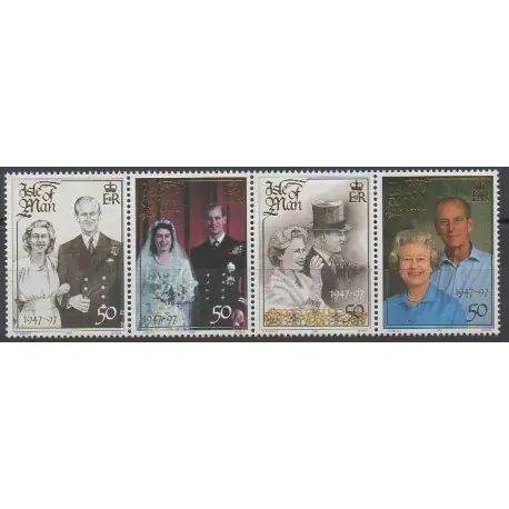 Man (Ile de) - 1997 - No 777/780 - Royauté - Principauté Prix Promo