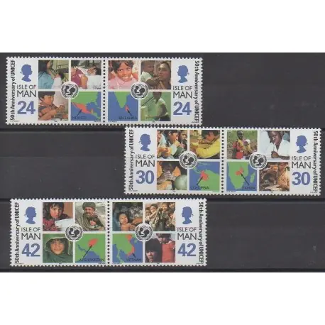 Meilleure Qualité Man (Ile de) - 1996 - No 726/731 - Enfance