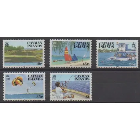 Caïmans (Iles) - 1987 - No 598/602 - Tourisme Satisfait Ou Remboursé
