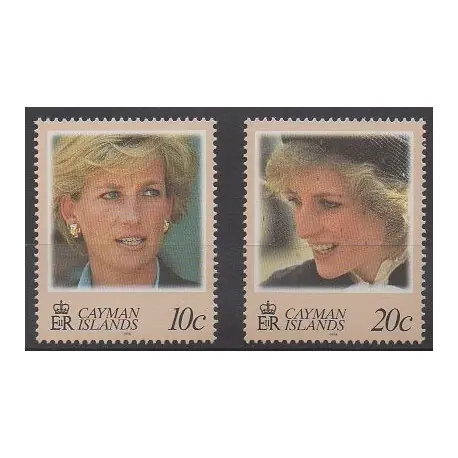 Livraison Express Caïmans (Iles) - 1998 - No 806/807 - Royauté - Principauté